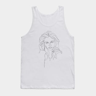 Just an outline Tank Top